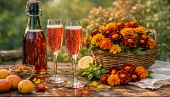 🍾 Шампанское из бархатцев - вкуснейший напиток с ароматом осени